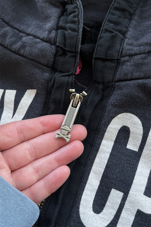 JC Vault - Adult XS / Small - JHNY CPKS Charcoal Zip Up with Custom Zipper (Johnny's Closet)
