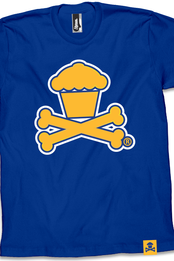 JC Vault - Adult Medium - Collegiate Crossbones (Royal / Gold)