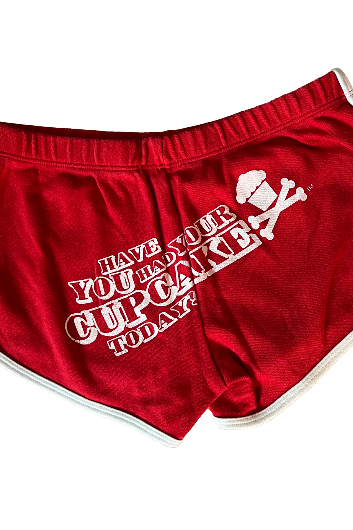 JC Vault - Women's Small - Red Cupcake Today Shorts (Vintage JC)