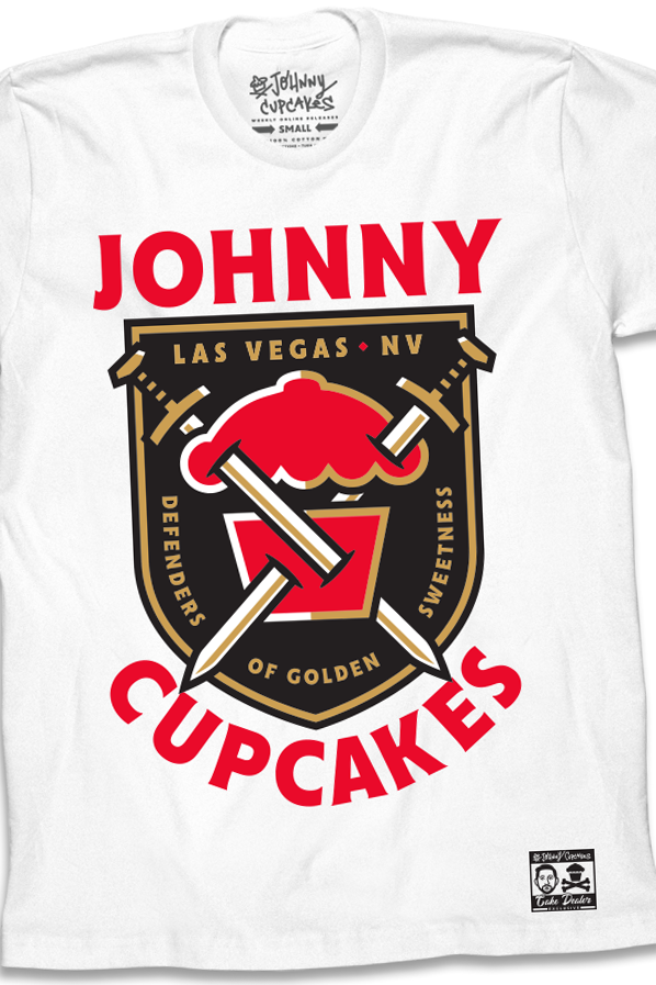 $10 Sale Tee - Vegas Hockey Sweet Defender White (Cake Dealer Exclusive)