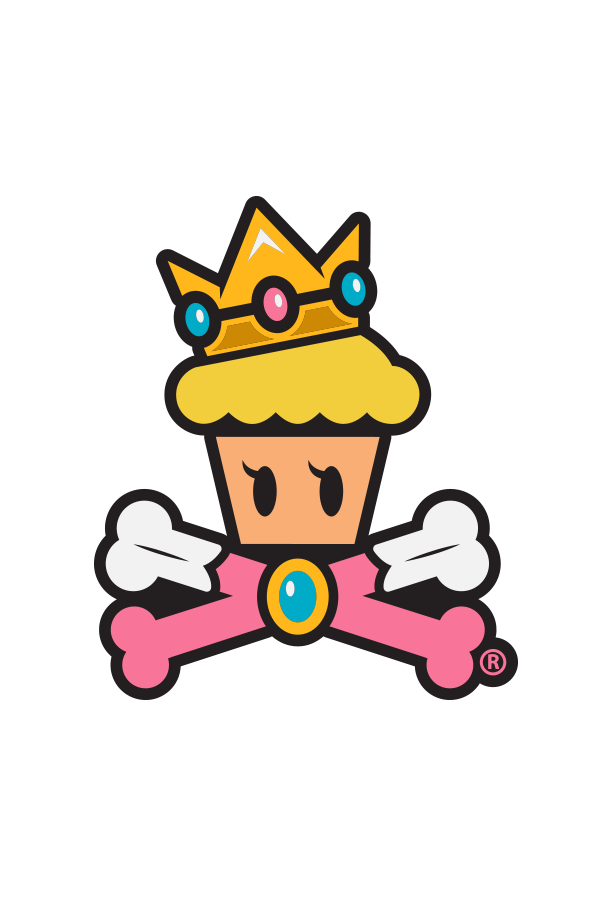 STICKER - Princess Pastry Crossbones