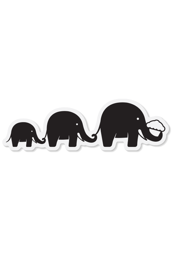 STICKER - Elephants