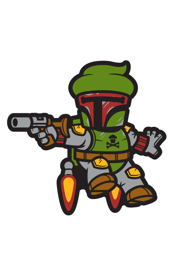 STICKER - Boba Fettuccine