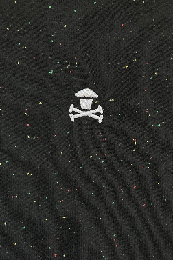 JC Vault - Adult XL - Speckled Embroidered Crossbones (Johnny's Closet)