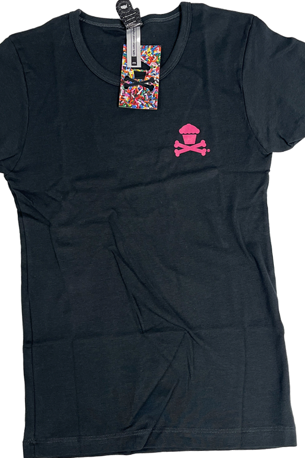 JC Vault - Women's Fitted Medium - Mini Crossbones Pink (Vintage JC)