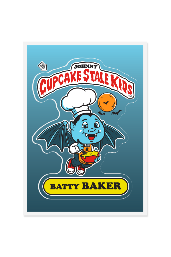 STICKER - Cupcake Stale Kids / Batty Baker