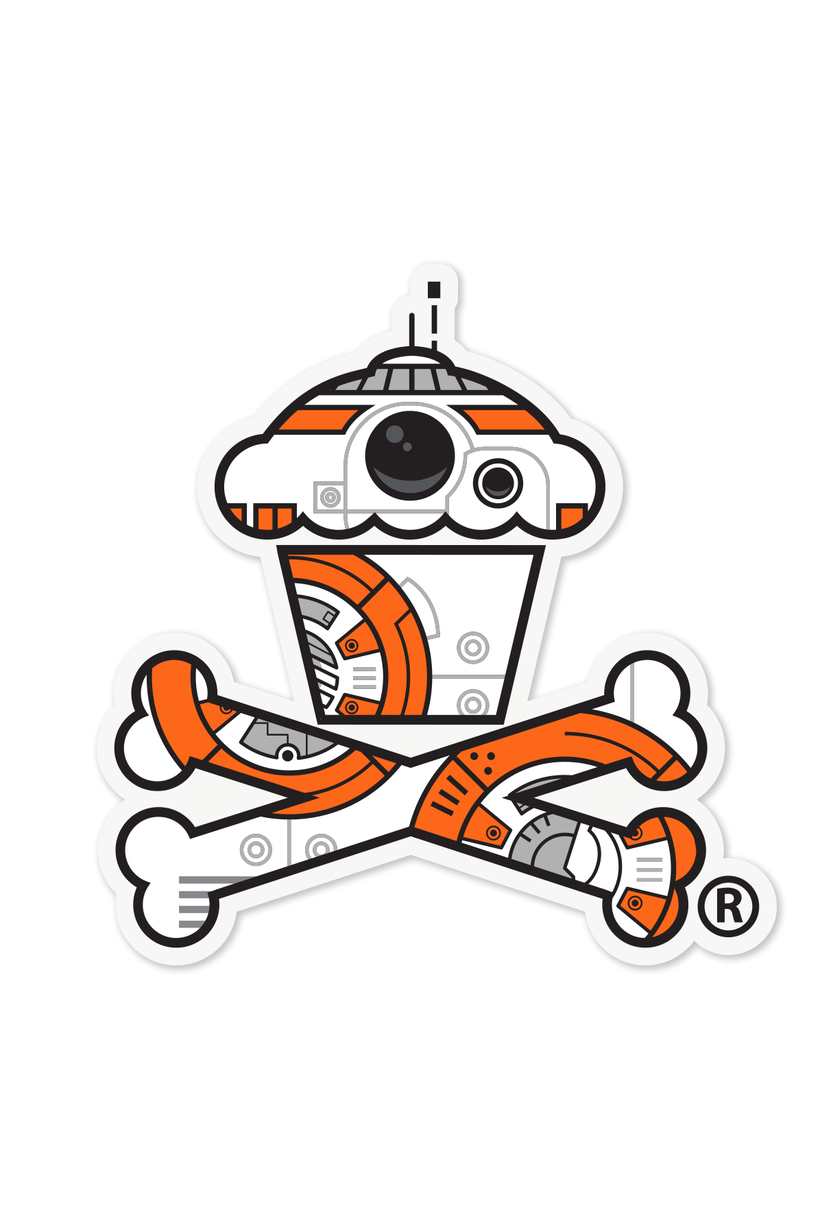 STICKER - JC82 Crossbones