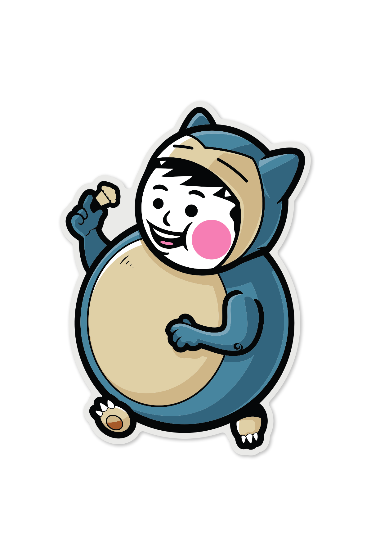 STICKER - Snore Snacks Big Kid