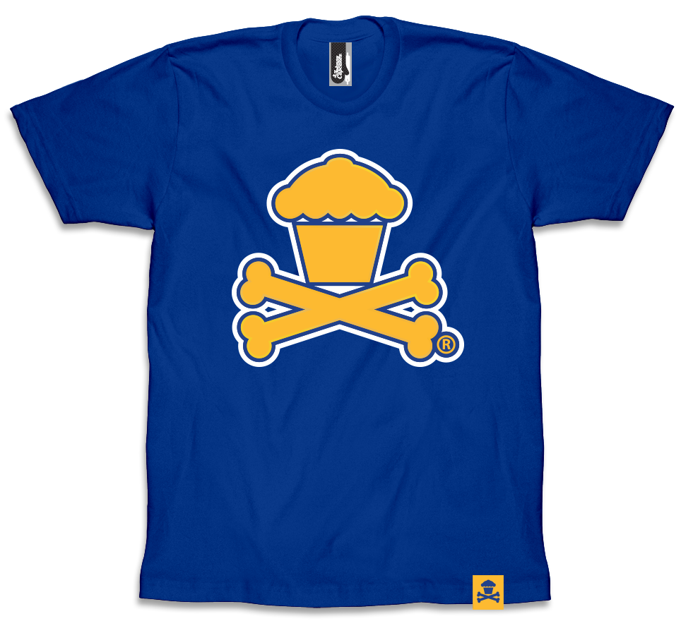 JC Vault - Adult Medium - Collegiate Crossbones (Royal / Gold)