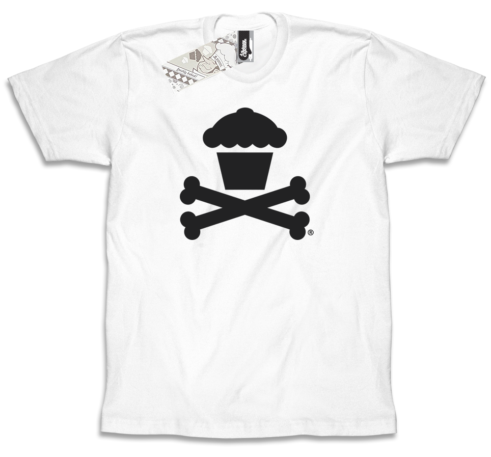 JC Vault - Adult Small - White / Black Crossbones '09