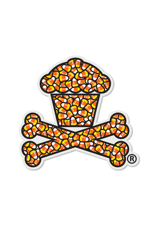 STICKER - Candy Corn Crossbones