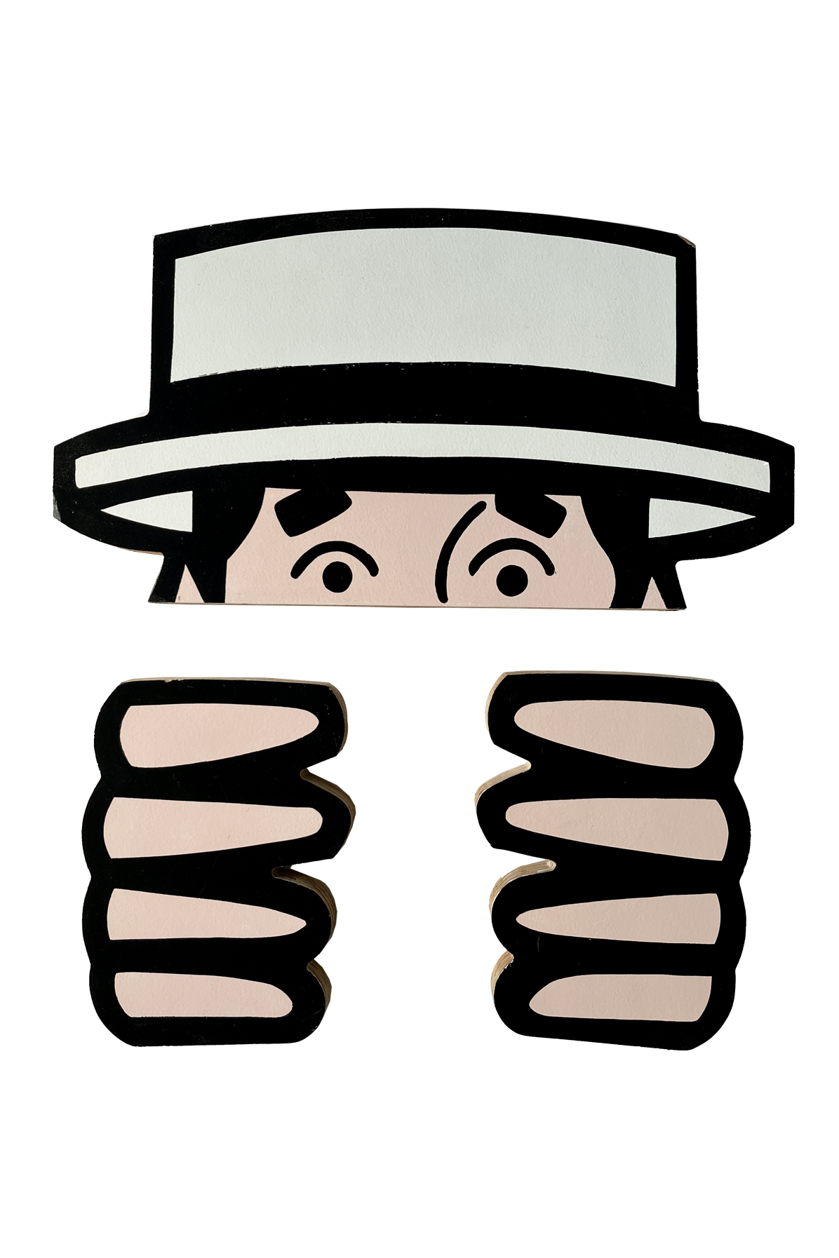 JC Vault - Wooden Johnny Face / Hands (1 of 1 Boston Store Souvenir)