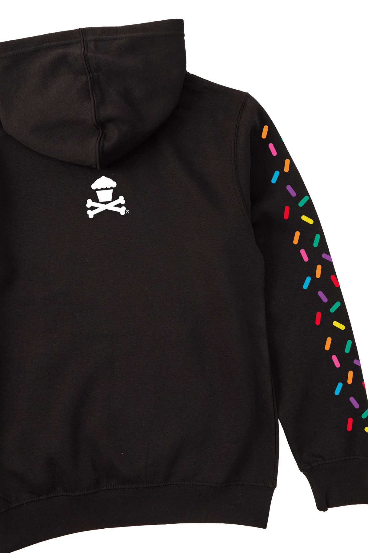 Adult Pullover Sweatshirt - Sprinkles Sleeve Basic Mini