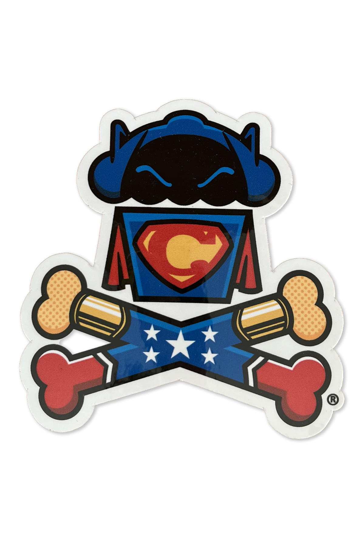 JC Vault - STICKER - Super Mash-Up Crossbones