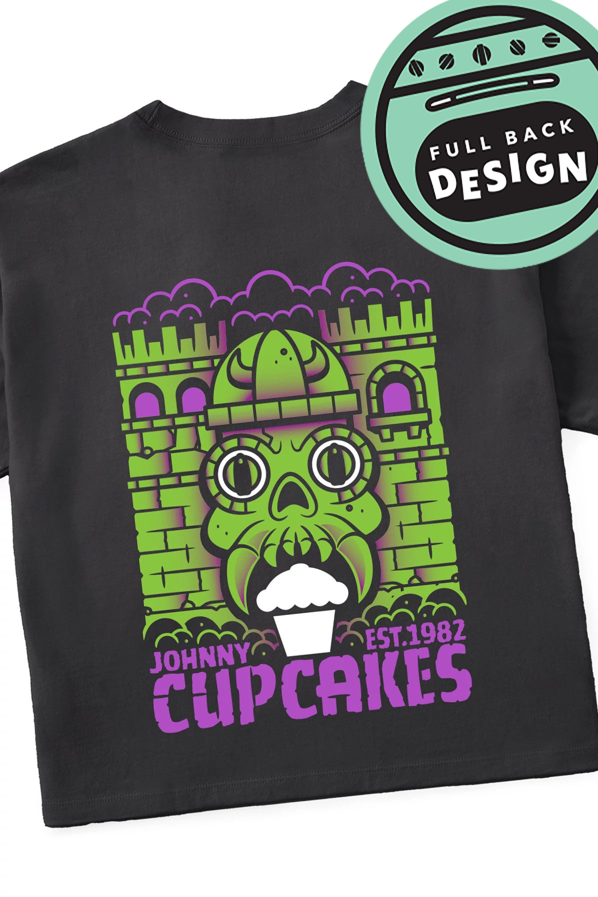 Women's Boxy Castle Bake-Skull Short Sleeve Premium Tee