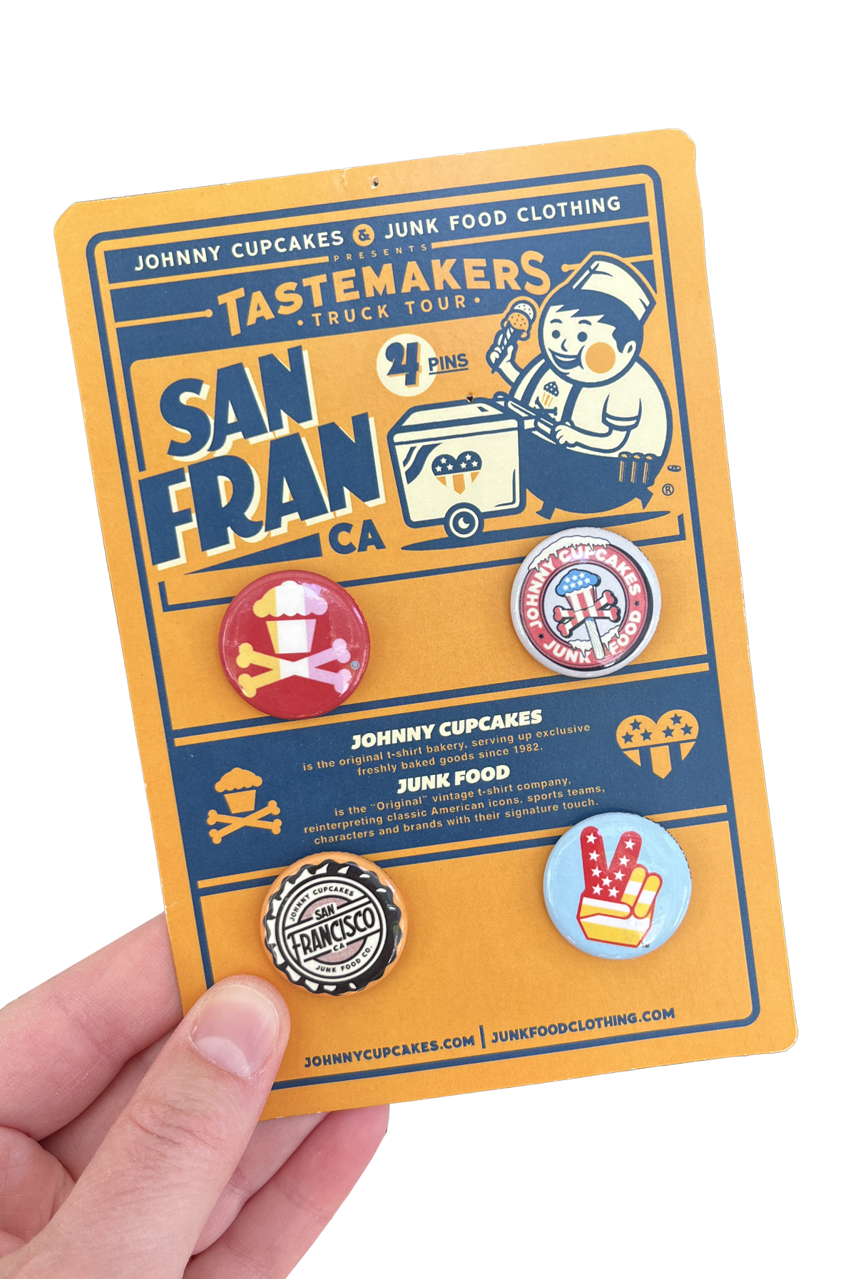JC Vault - San Fran Tastemakers Pin Pack