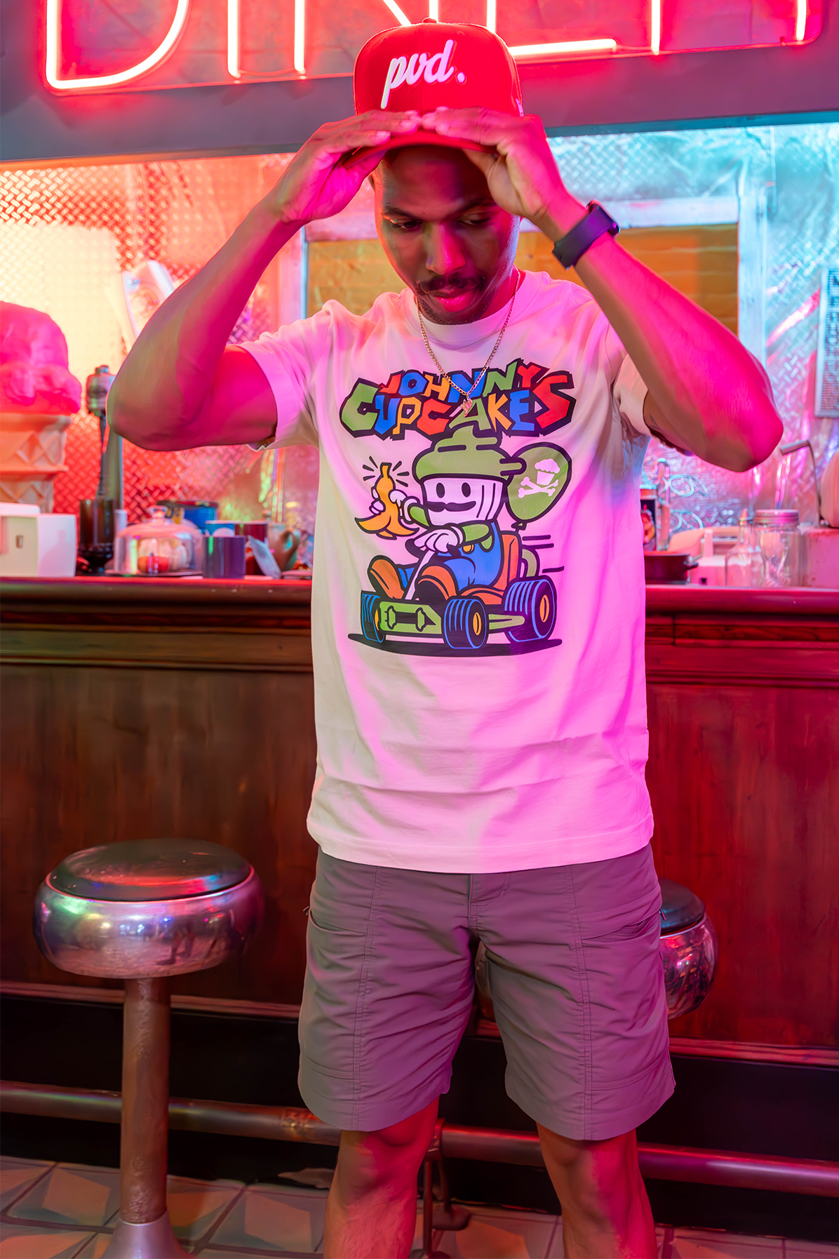 Men's Green Racing Plumber Short Sleeve Premium Tee