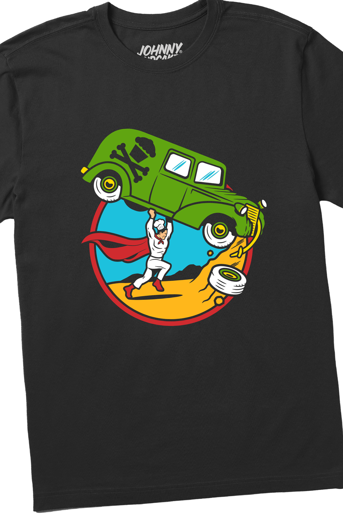 Men's Strongman Car Lift Short Sleeve Premium Tee