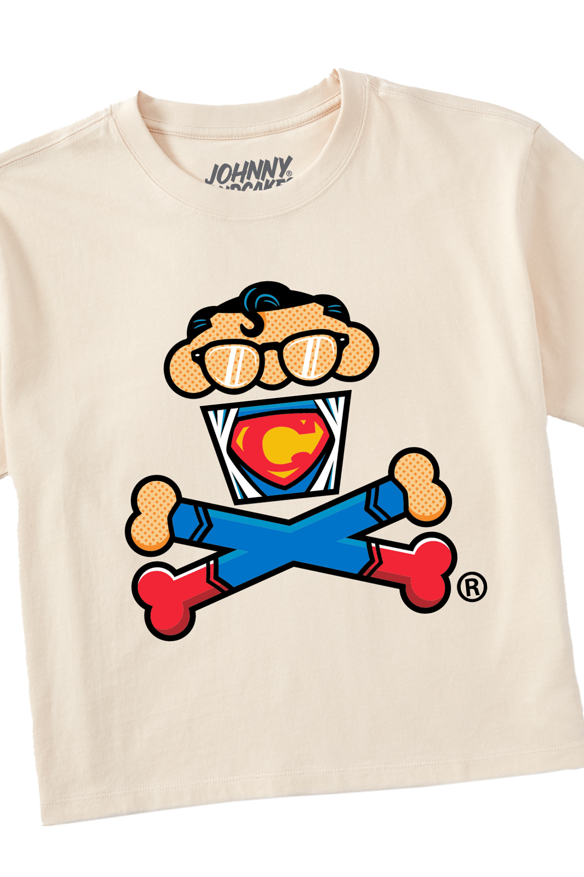 Women's Boxy Phonebooth Crossbones Short Sleeve Premium Tee