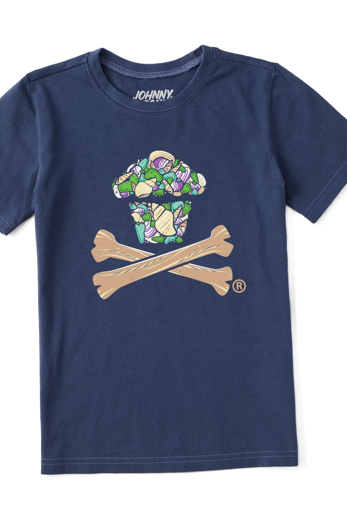 Kids Seashell Crossbones Short Sleeve Premium Tee