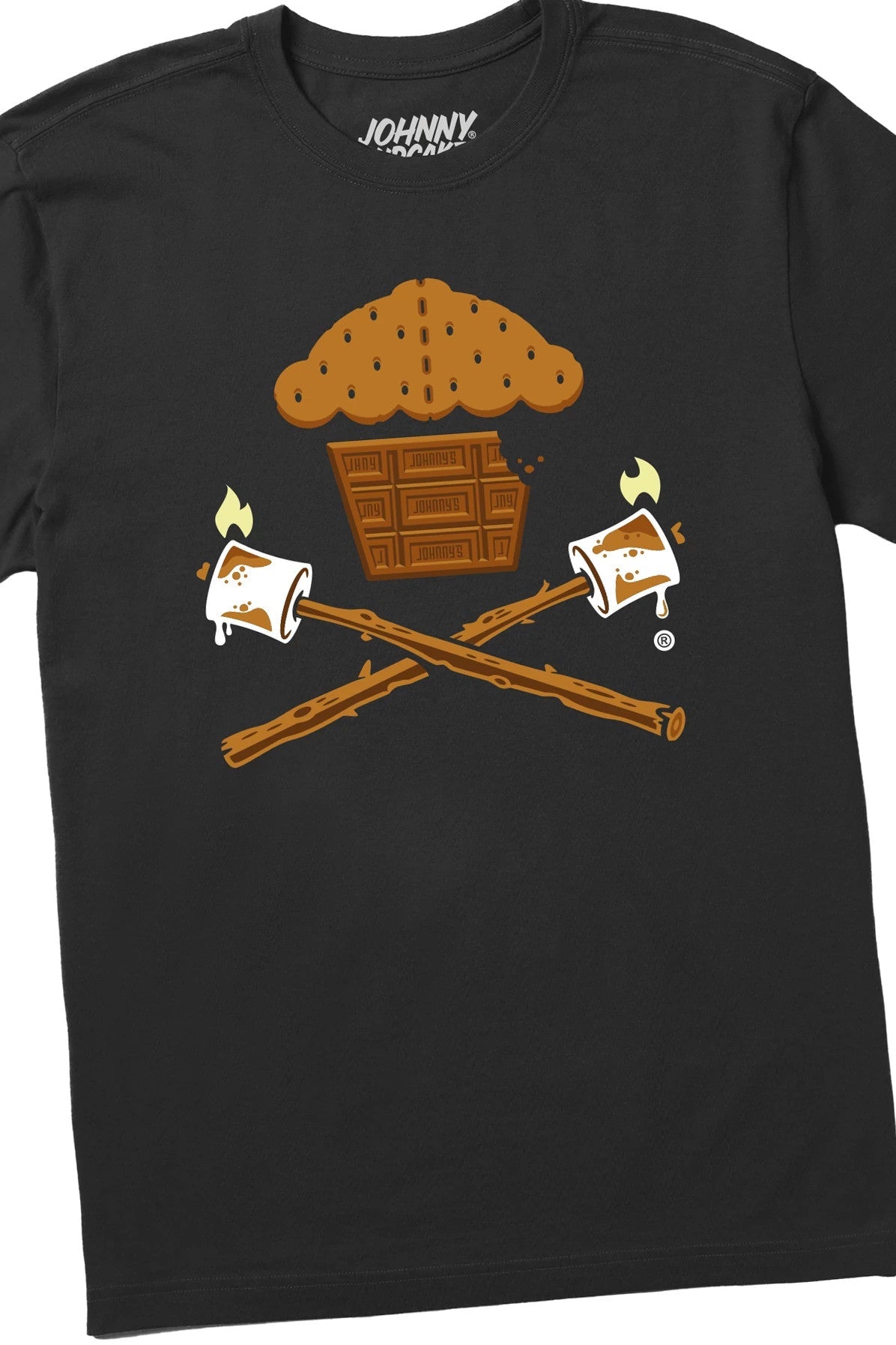 Men's S'Mores Crossbones Short Sleeve Premium Tee