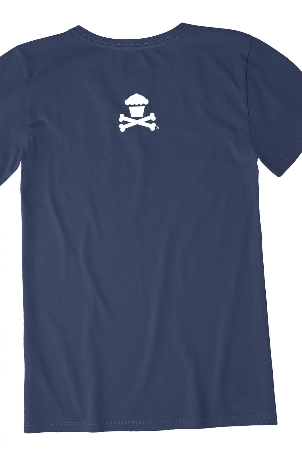 Womens Seashell Crossbones Short Sleeve Premium Tee