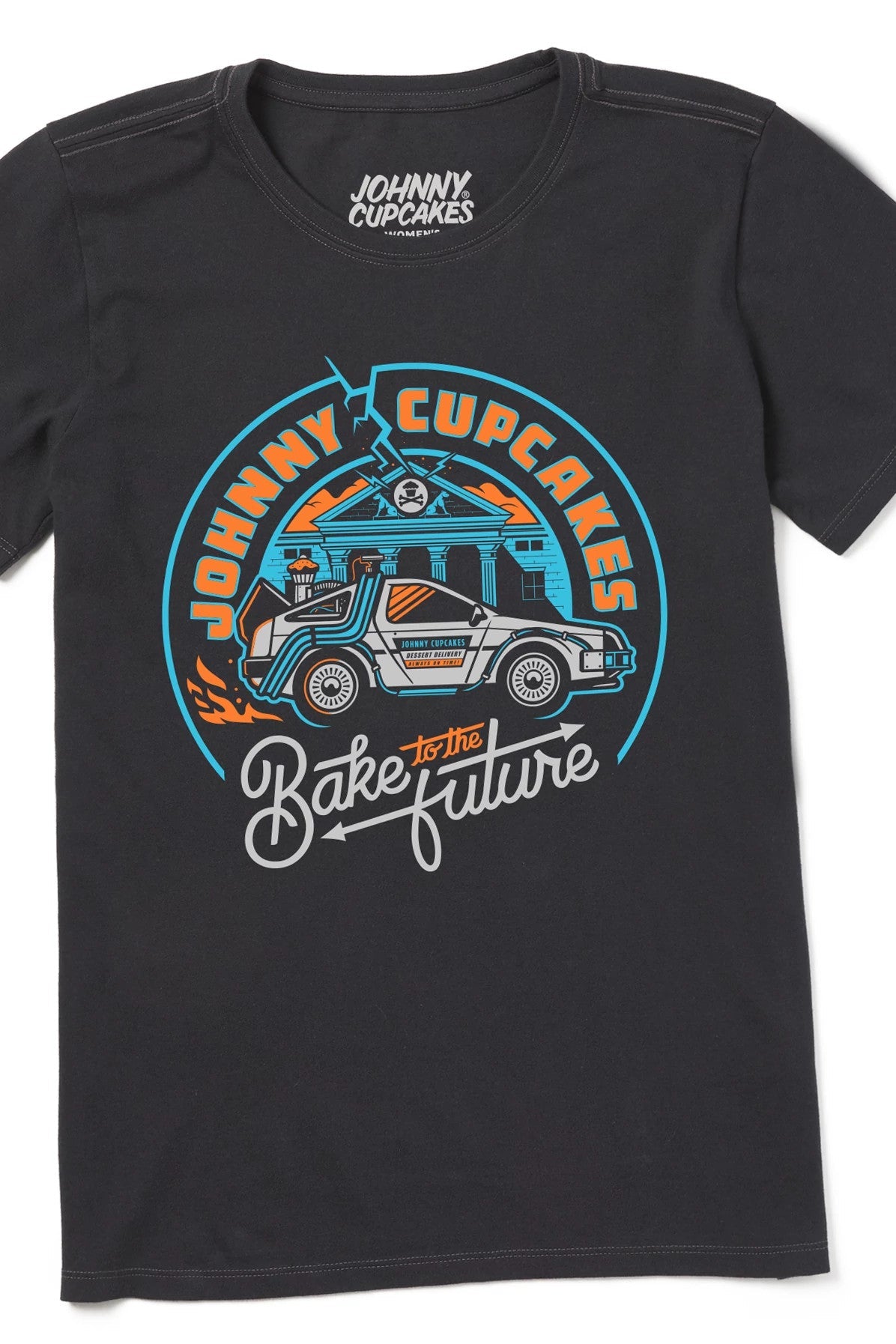 Womens Bake to the Future Short Sleeve Premium Tee