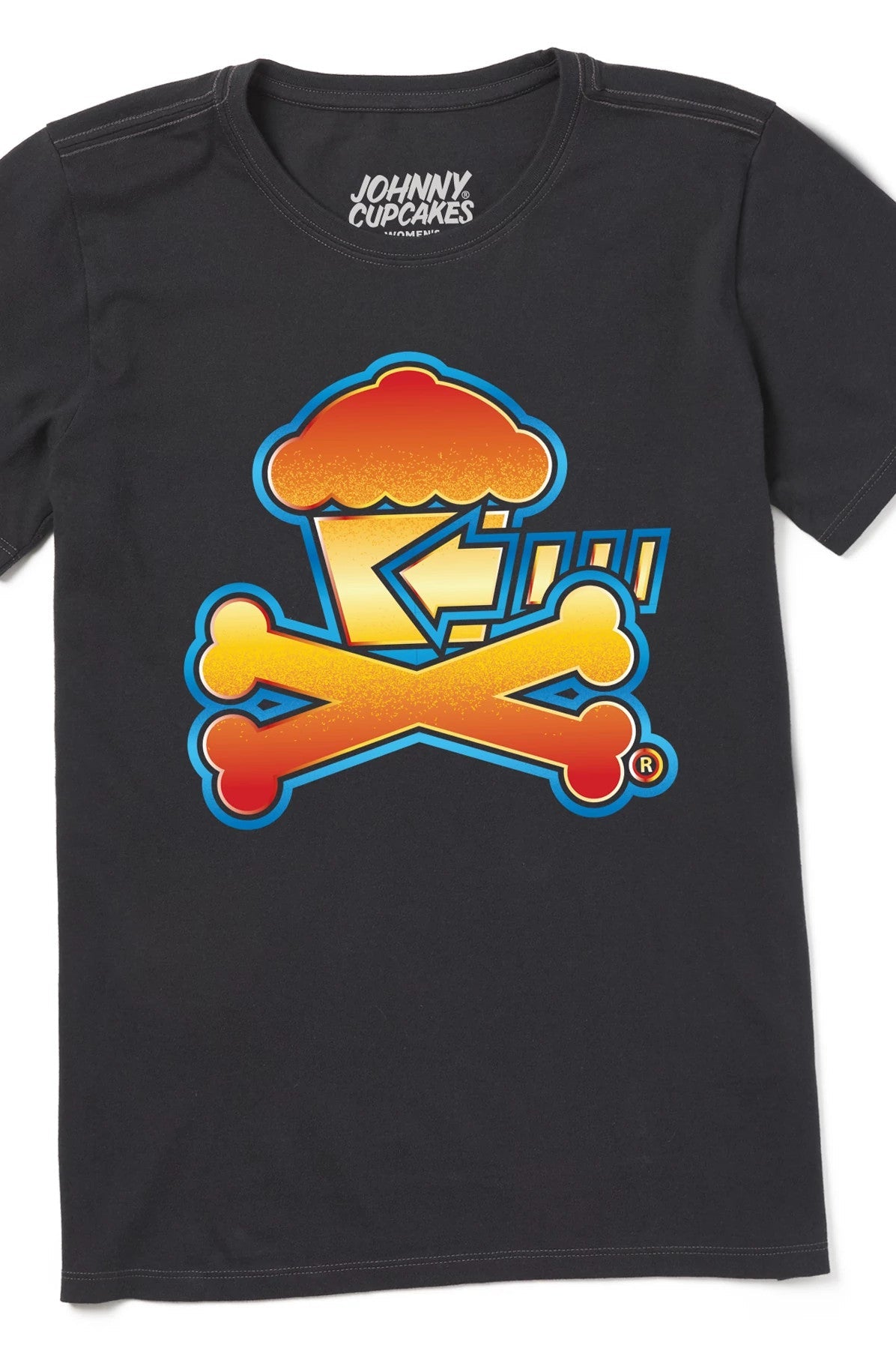 Womens Time Traveler Crossbones Short Sleeve Premium Tee