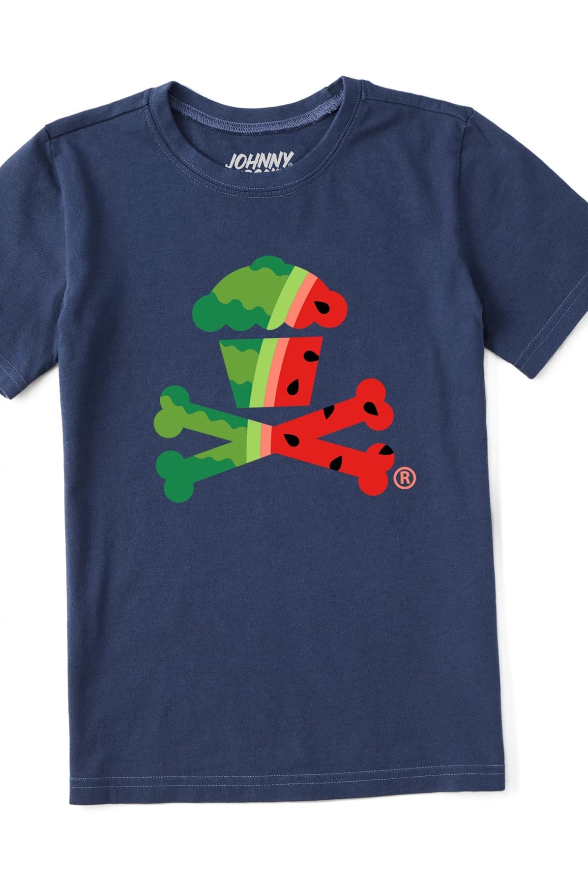 Kids Watermelon Crossbones Short Sleeve Premium Tee