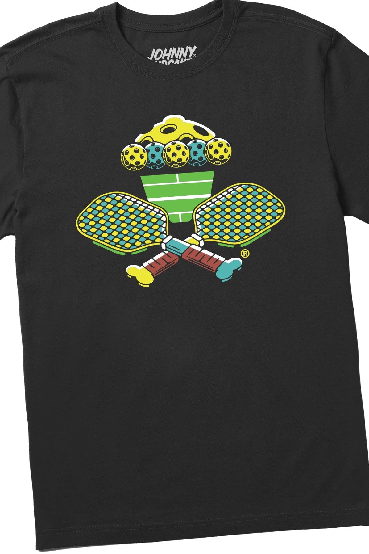 Men's Pickleball Crossbones Short Sleeve Premium Tee