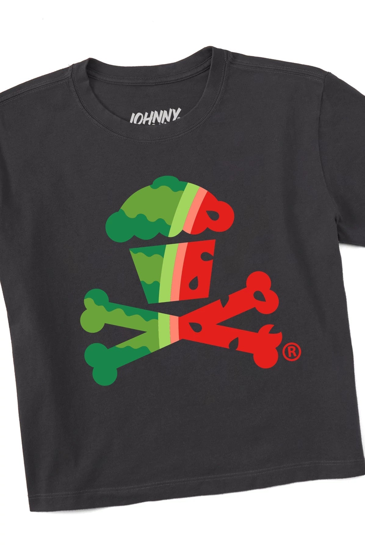 Women's Boxy Watermelon Crossbones Short Sleeve Premium Tee