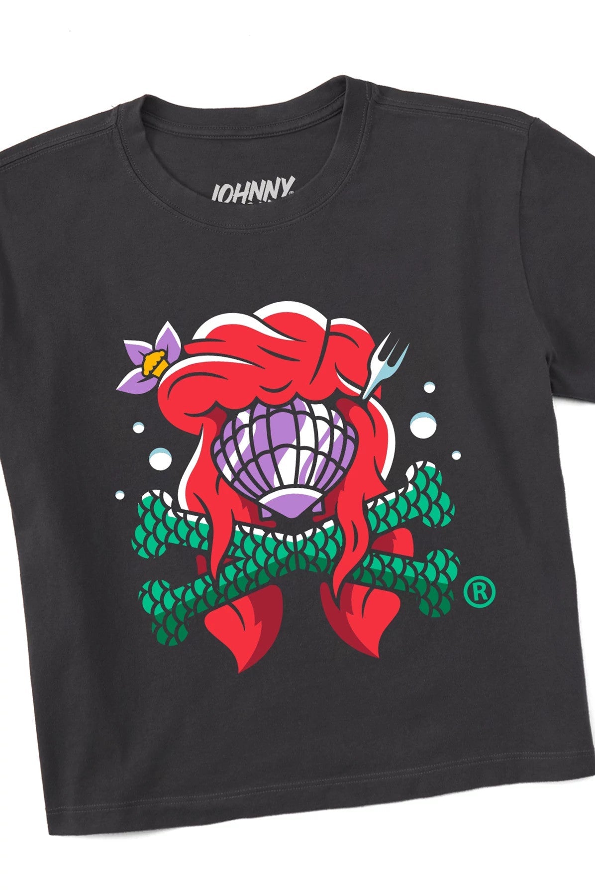 Women's Boxy Under The Sea Crossbones Short Sleeve Premium Tee