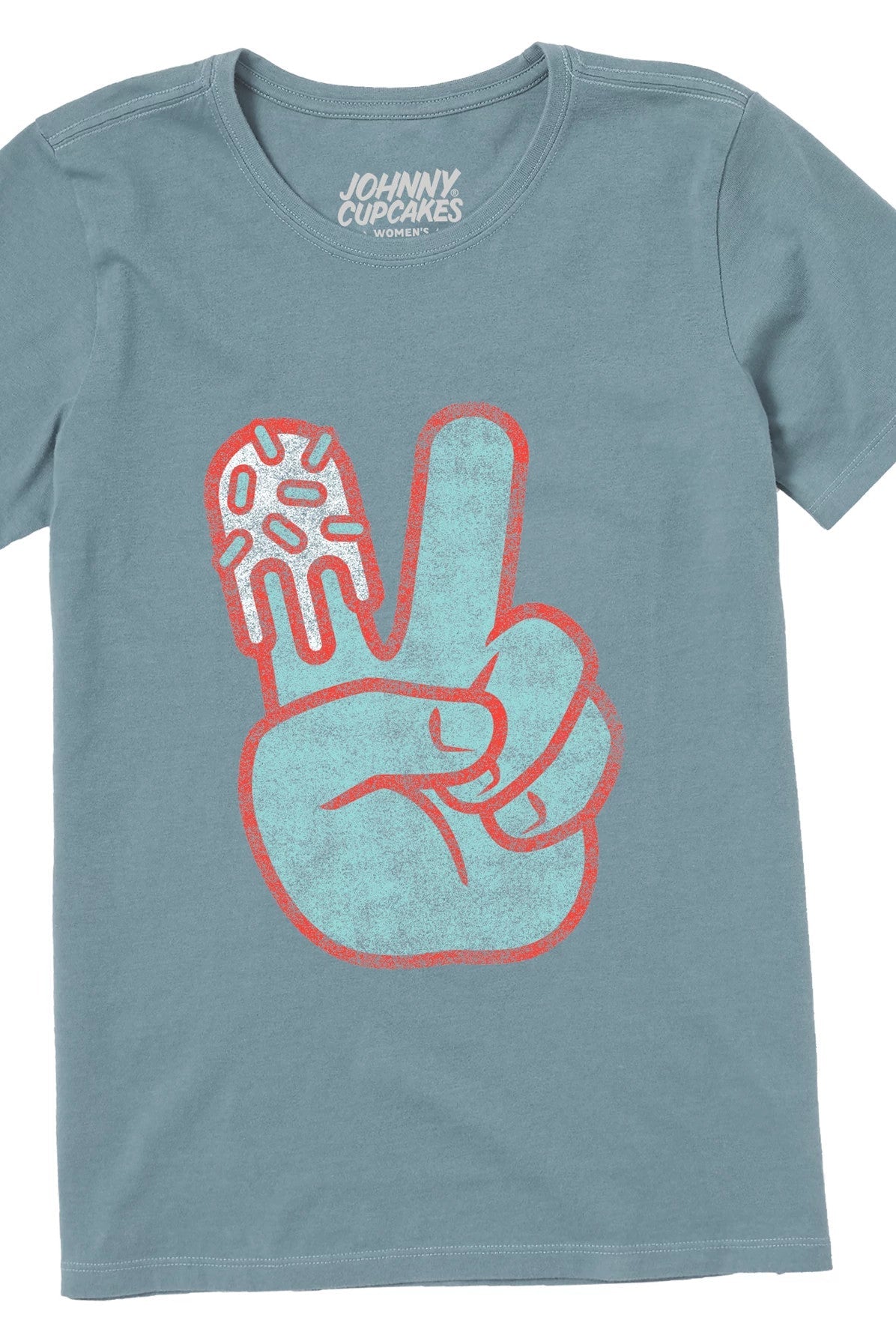 Womens Peace Hand Short Sleeve Premium Tee