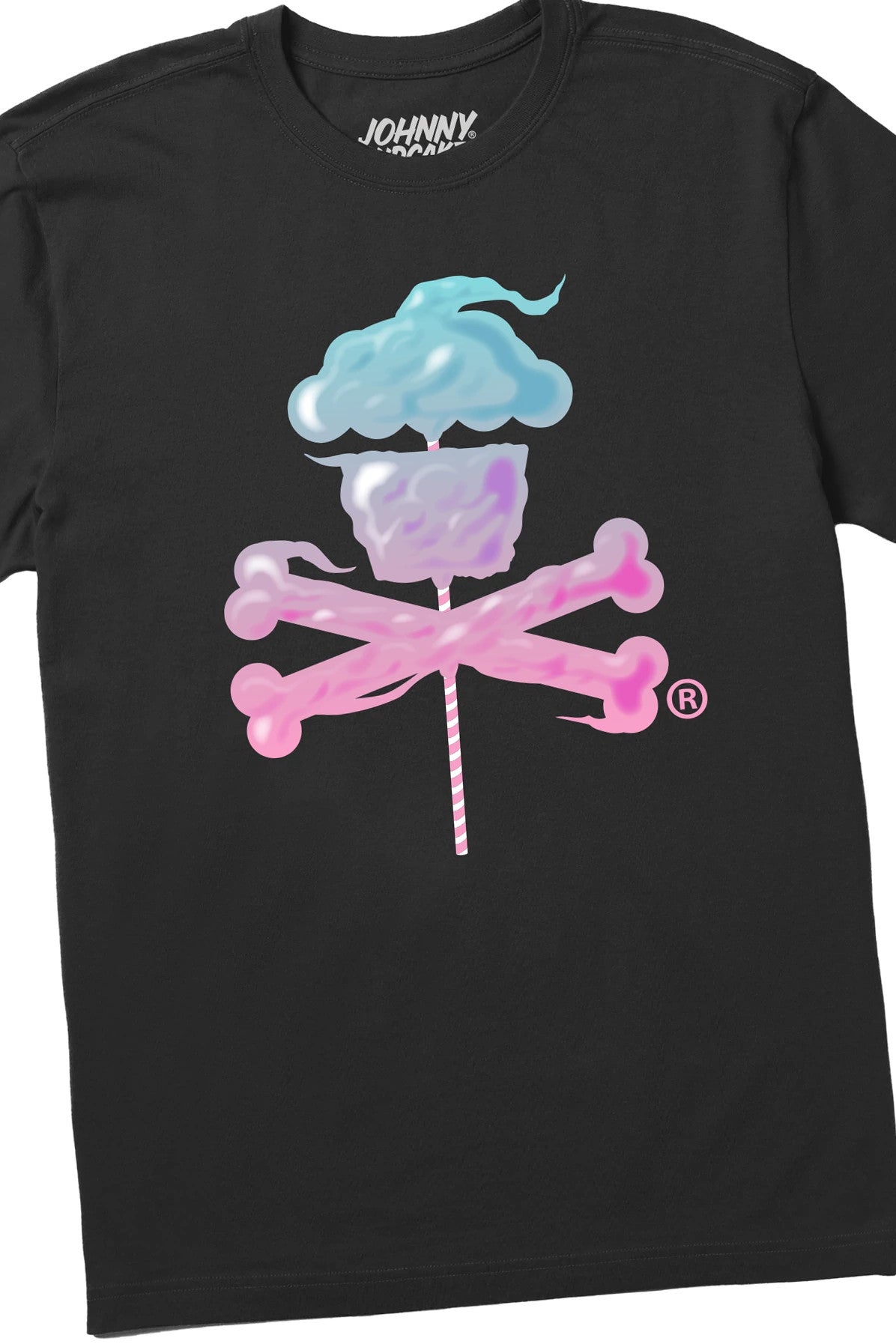Men's Cotton Candy Crossbones Short Sleeve Premium Tee