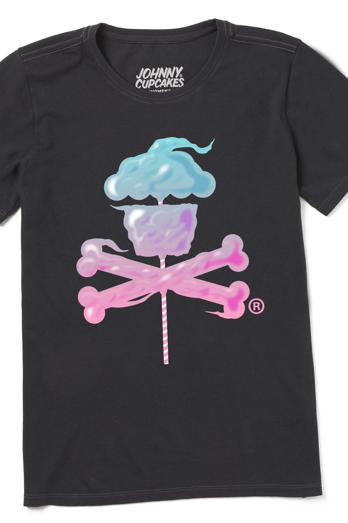 Women's Cotton Candy Crossbones Short Sleeve Premium Tee