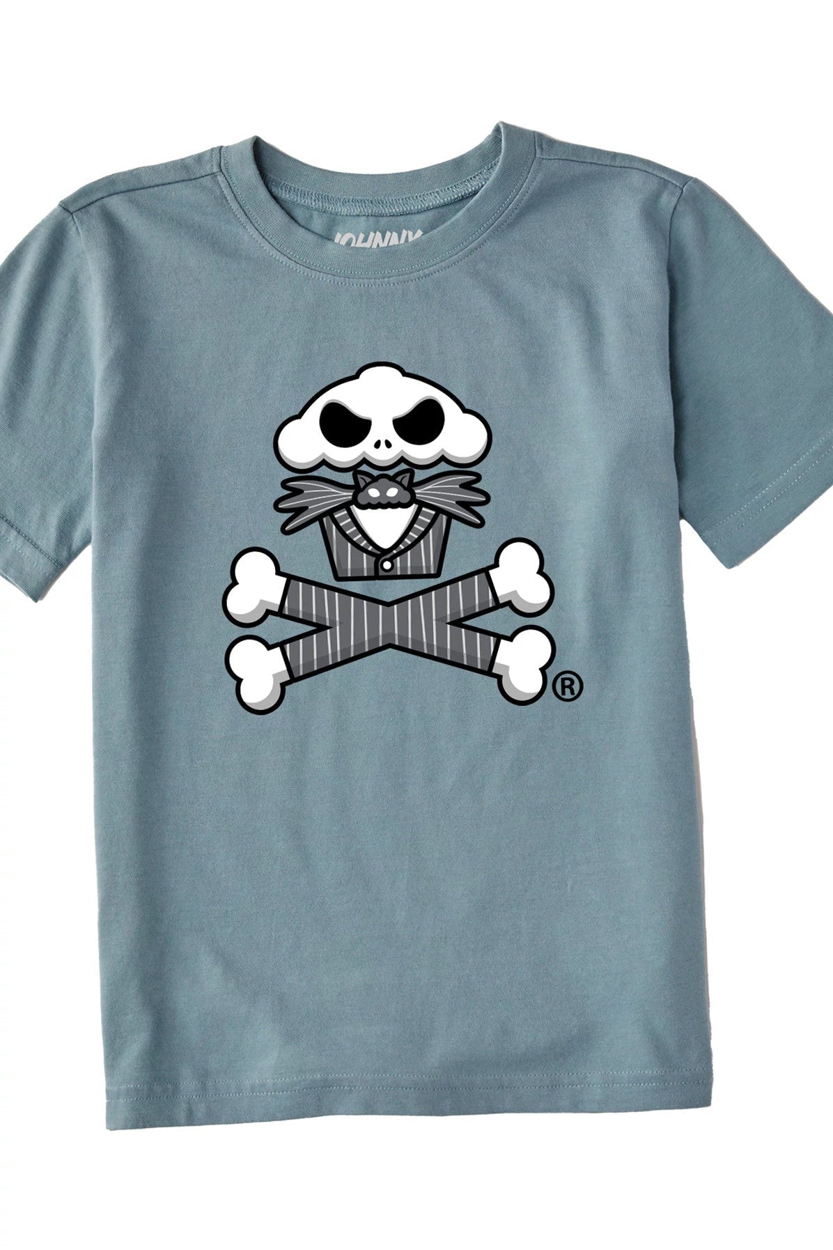 Kids Pumpkin King Crossbones Short Sleeve Premium Tee