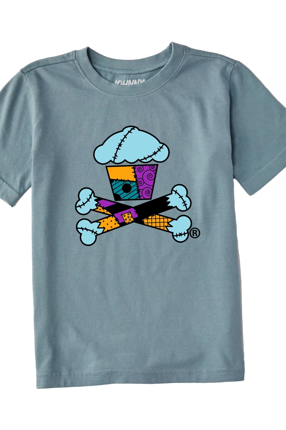 Kids Stitched Doll Crossbones Short Sleeve Premium Tee