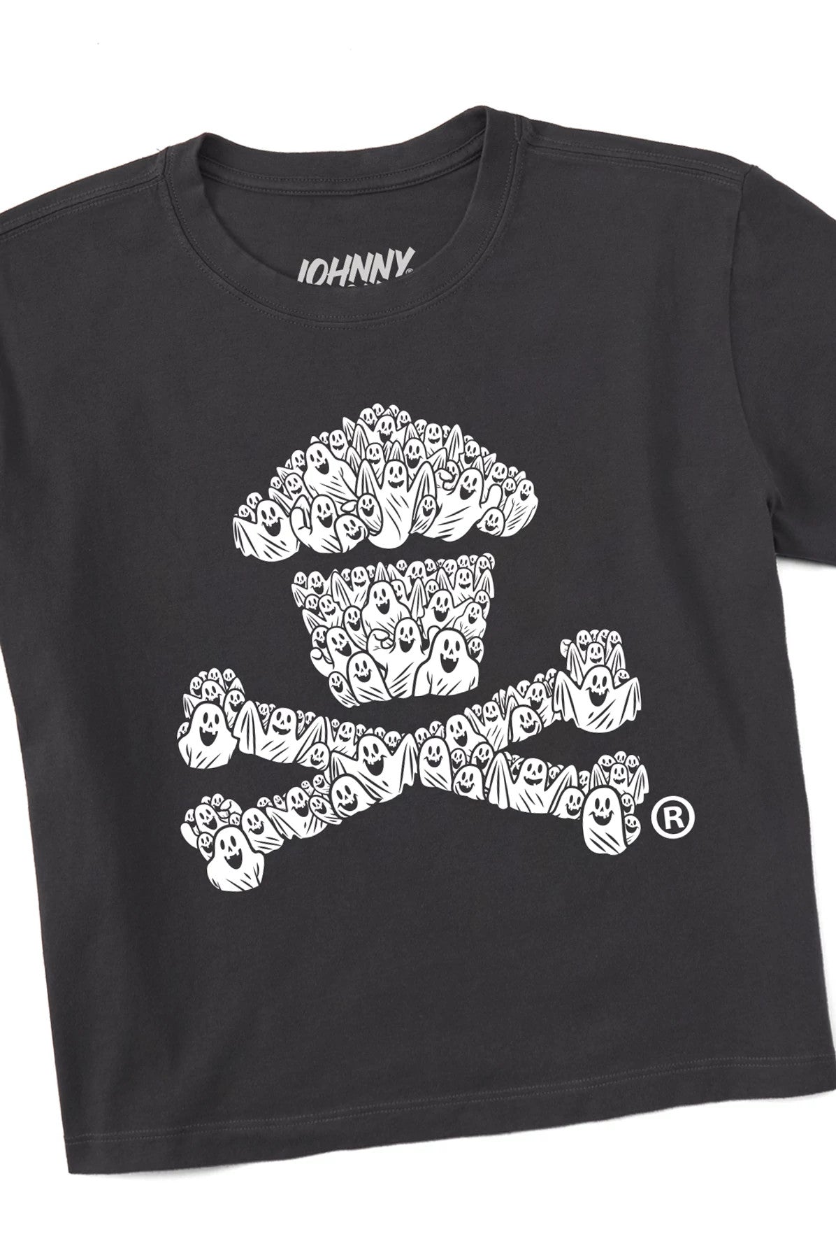 Women's Boxy Ghost Crossbones Short Sleeve Premium Tee