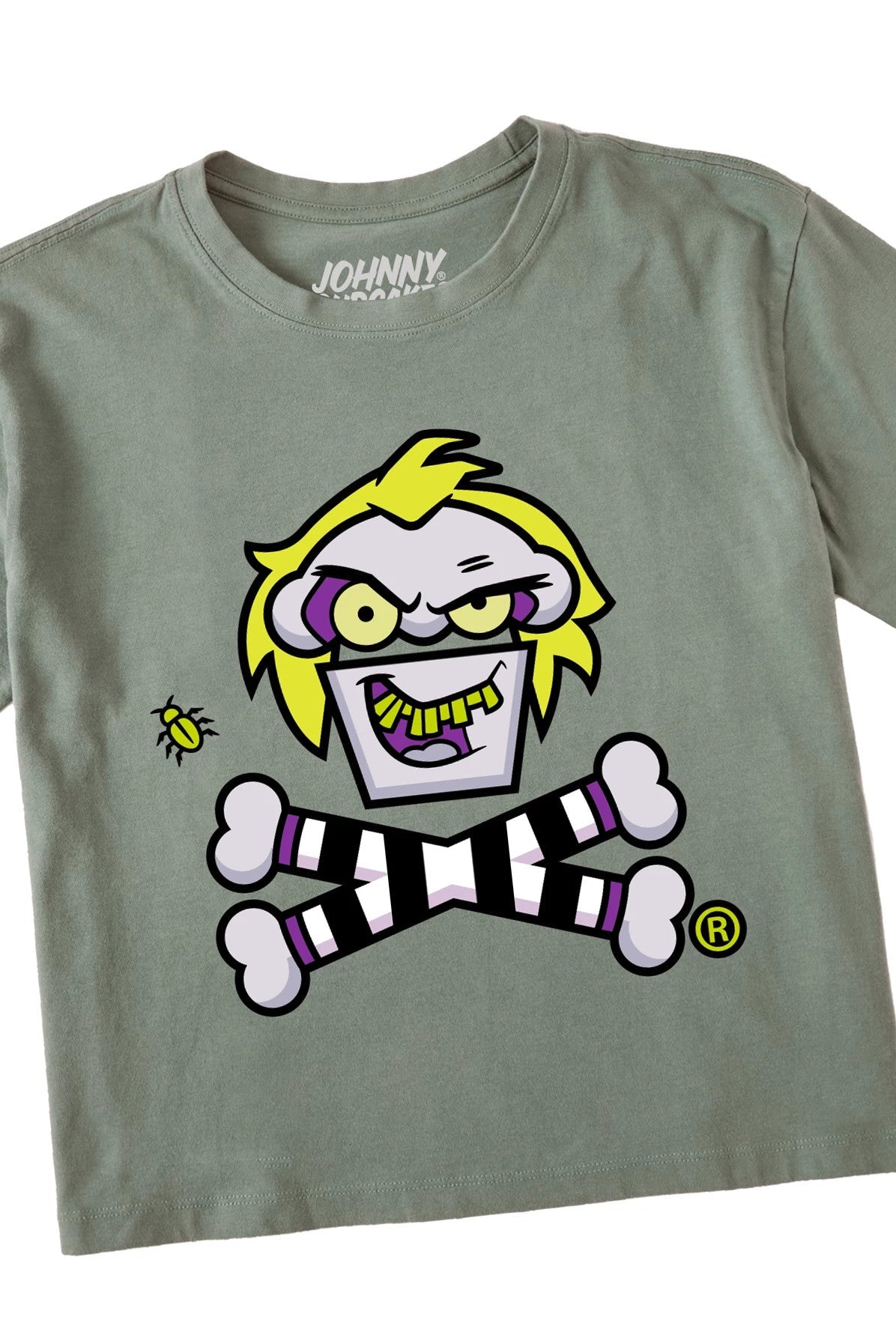 Women's Boxy Beetle Bakes Crossbones Short Sleeve Premium Tee