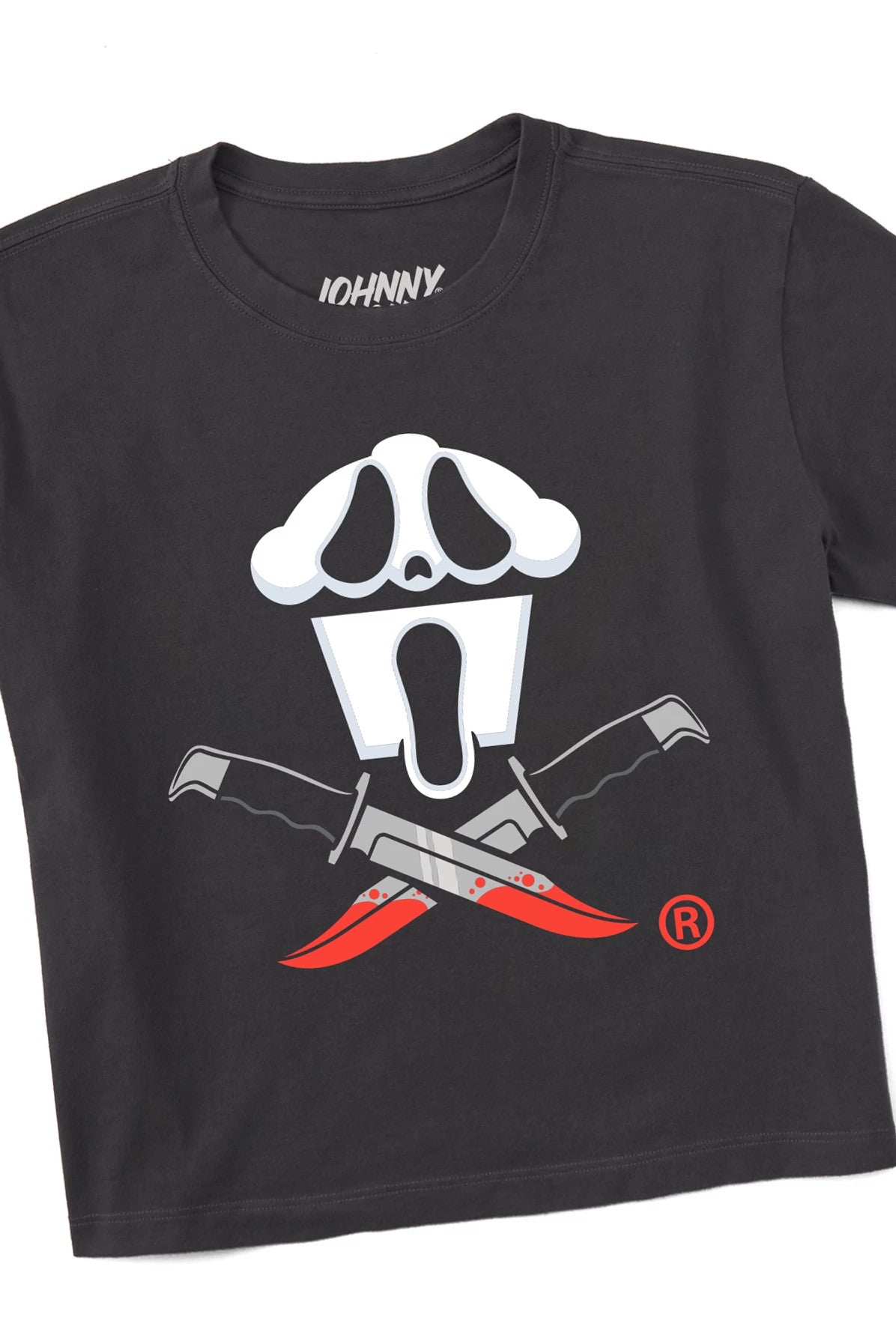 Women's Boxy Ghostly Crossbones Short Sleeve Premium Tee