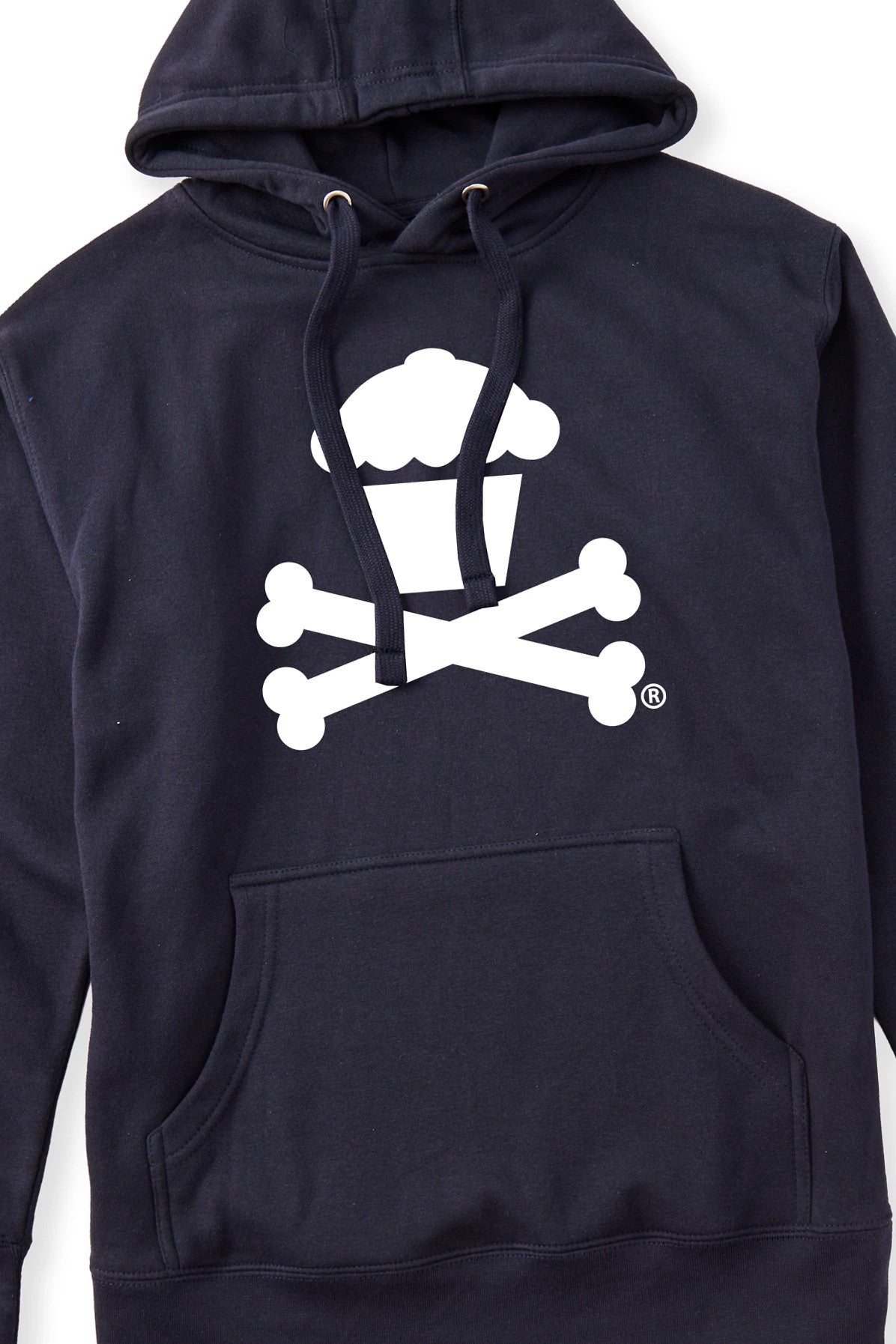 Adult Pullover Sweatshirt - Navy / White Crossbones