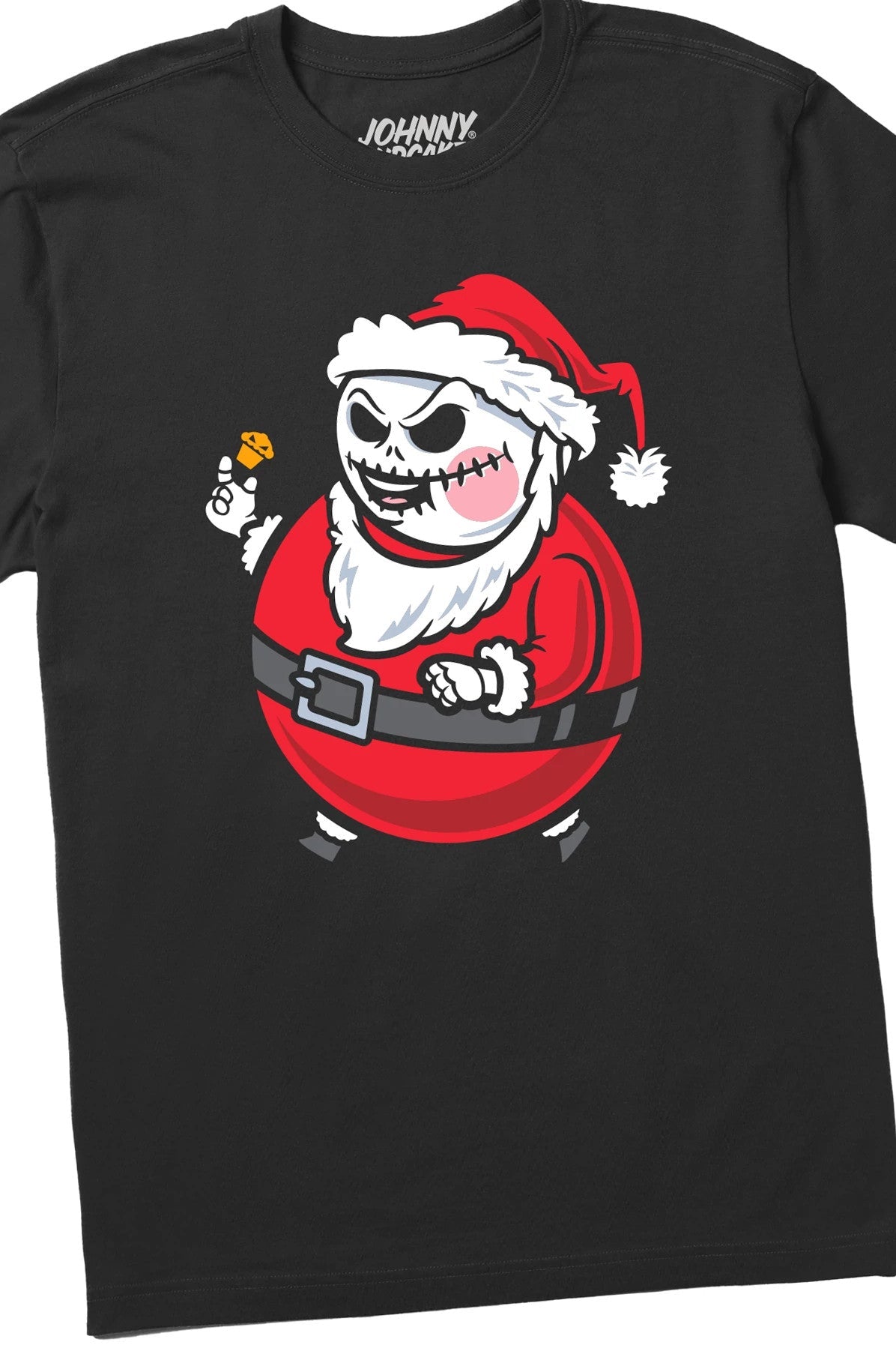 Men's Big Kid Santa Skullington Short Sleeve Premium Tee