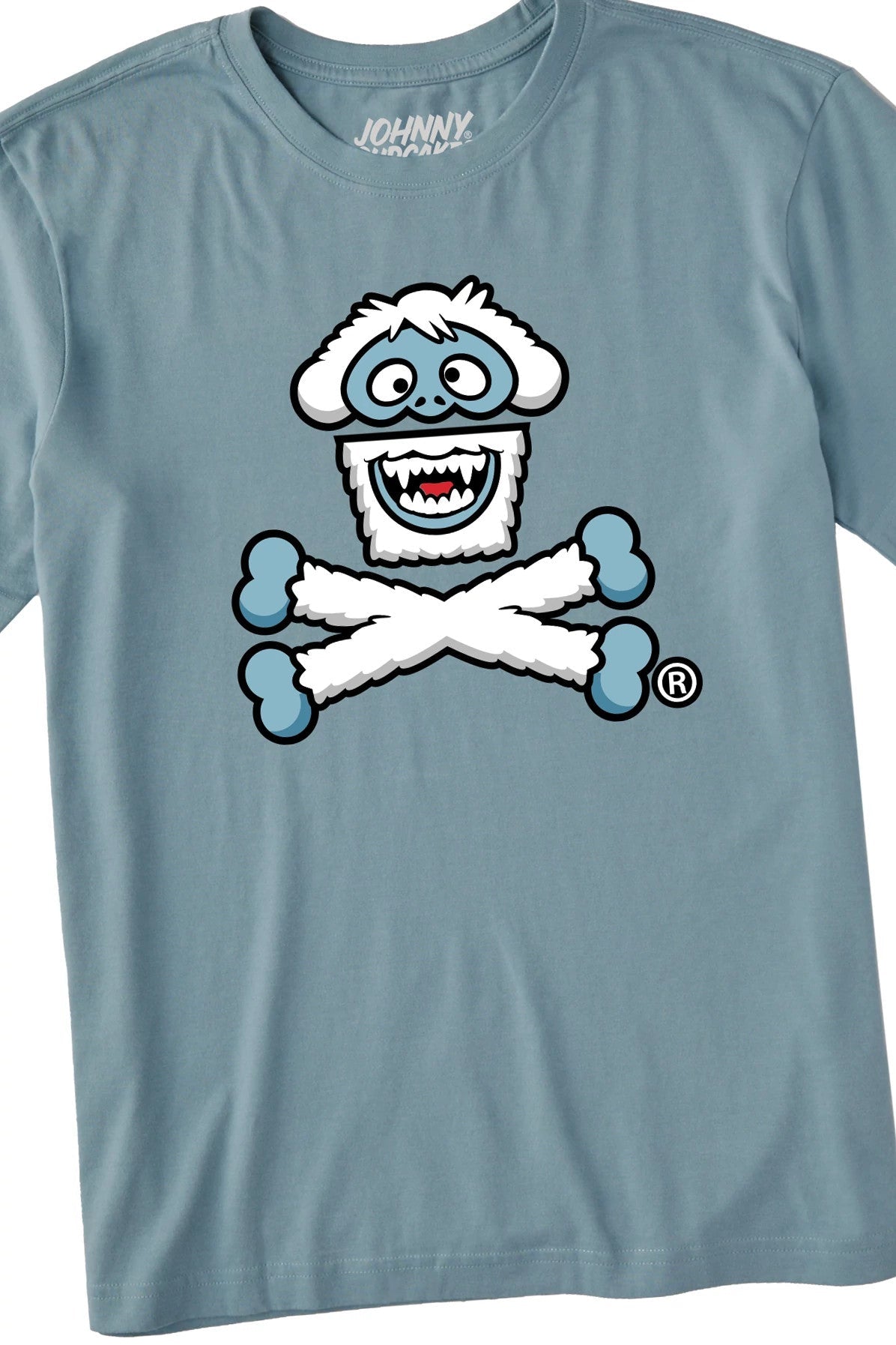 Men's Snow Monster Crossbones Short Sleeve Premium Tee