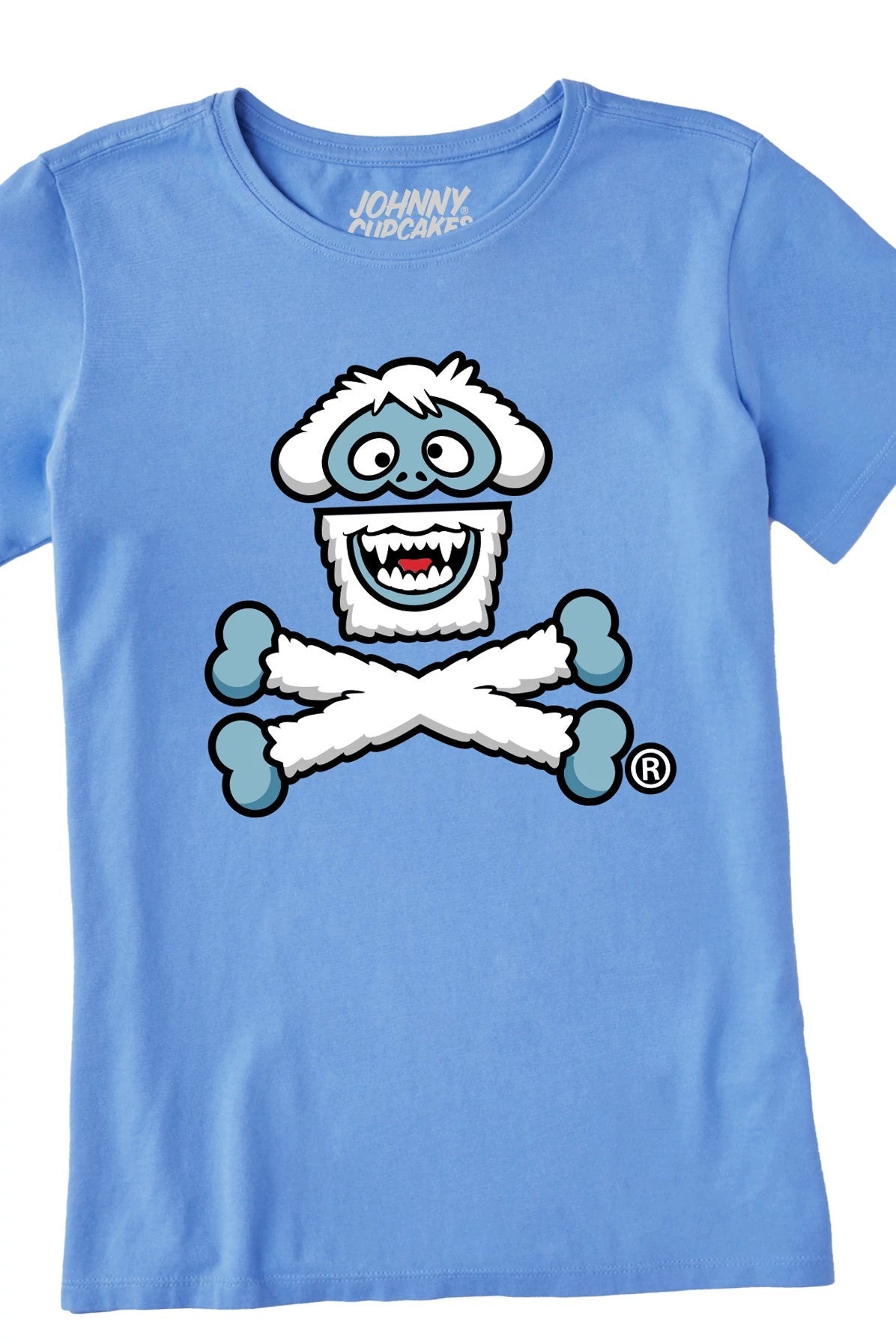 Women's Snow Monster Crossbones Short Sleeve Premium Tee