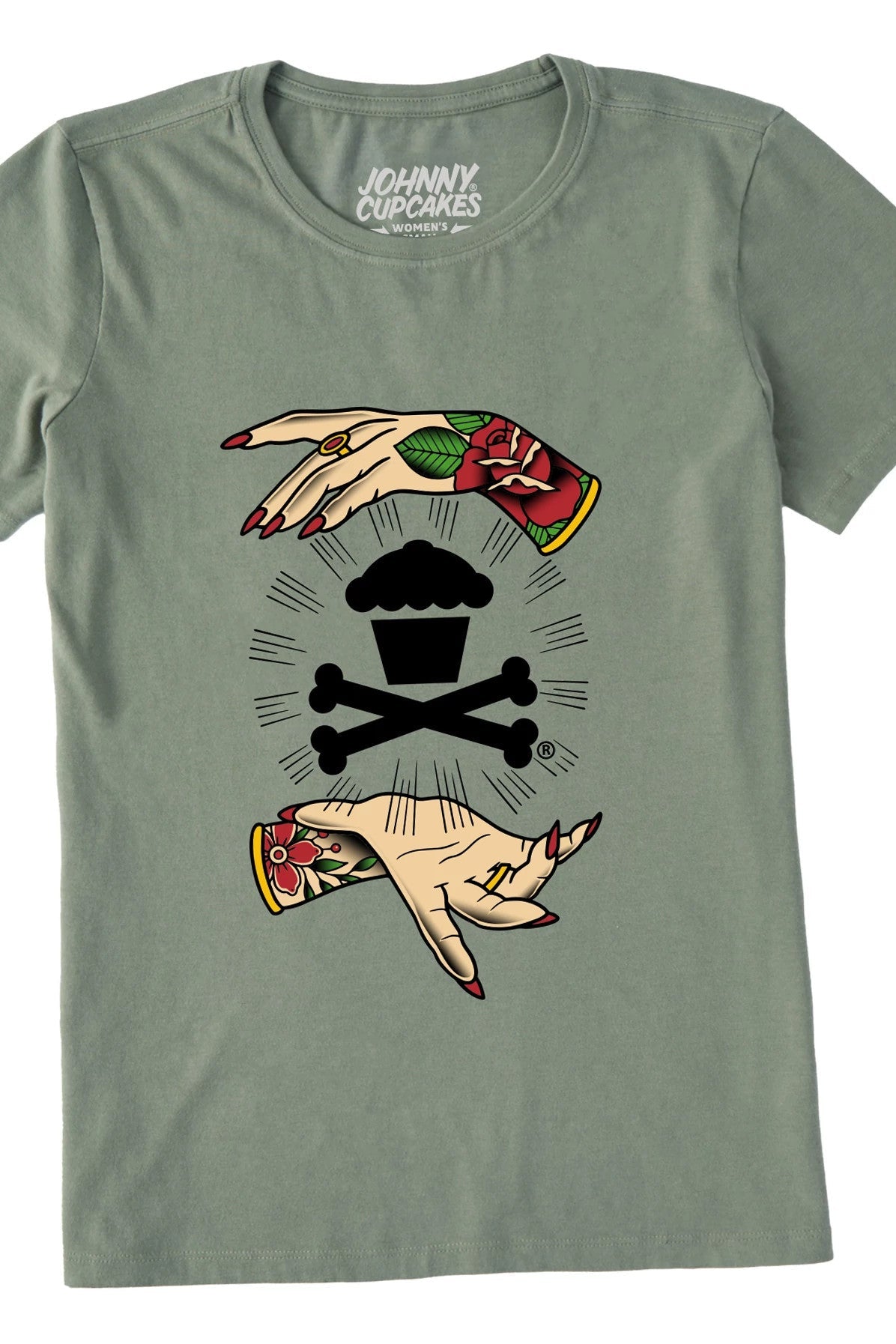 Women's Radiating Tattoo Hands Short Sleeve Premium Tee