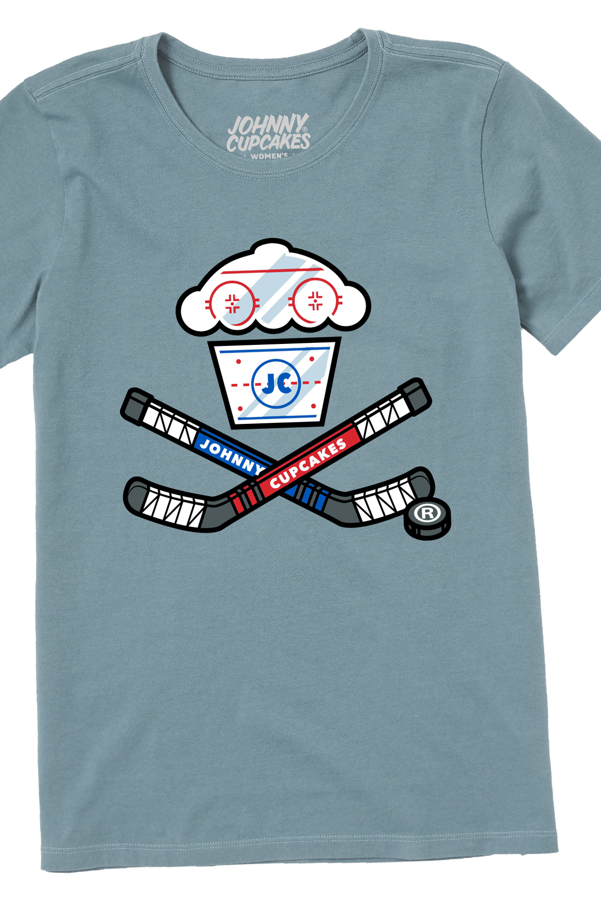 Women's Hockey Crossbones Short Sleeve Premium Tee