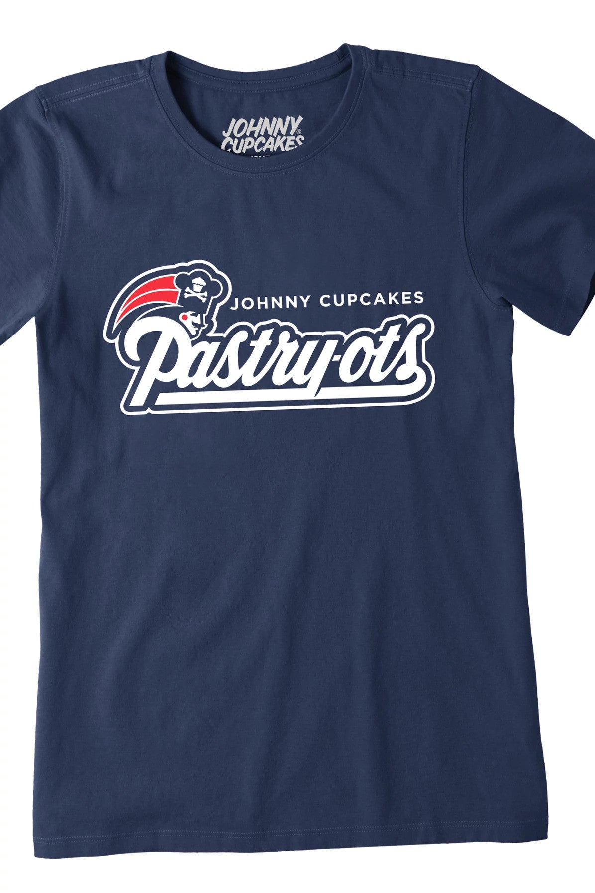 Women's Pastry-ots Short Sleeve Premium Tee / Dark Blue