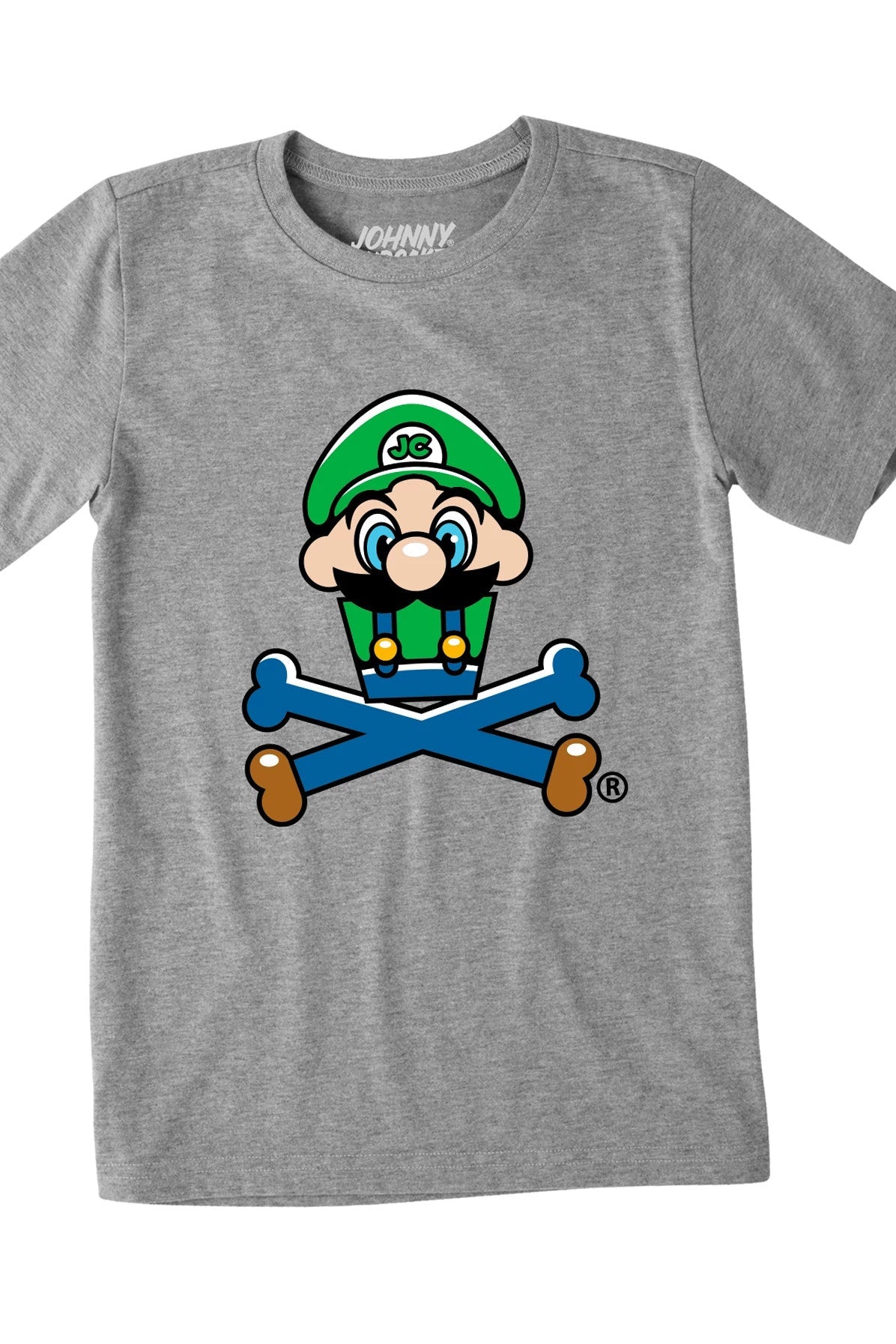 Kids Green Plumber Crossbones Short Sleeve Premium Tee