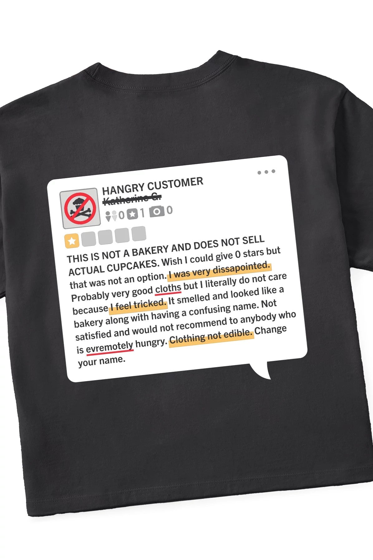 Women's Boxy Hangry Customer's Bad Review Short Sleeve Premium Tee