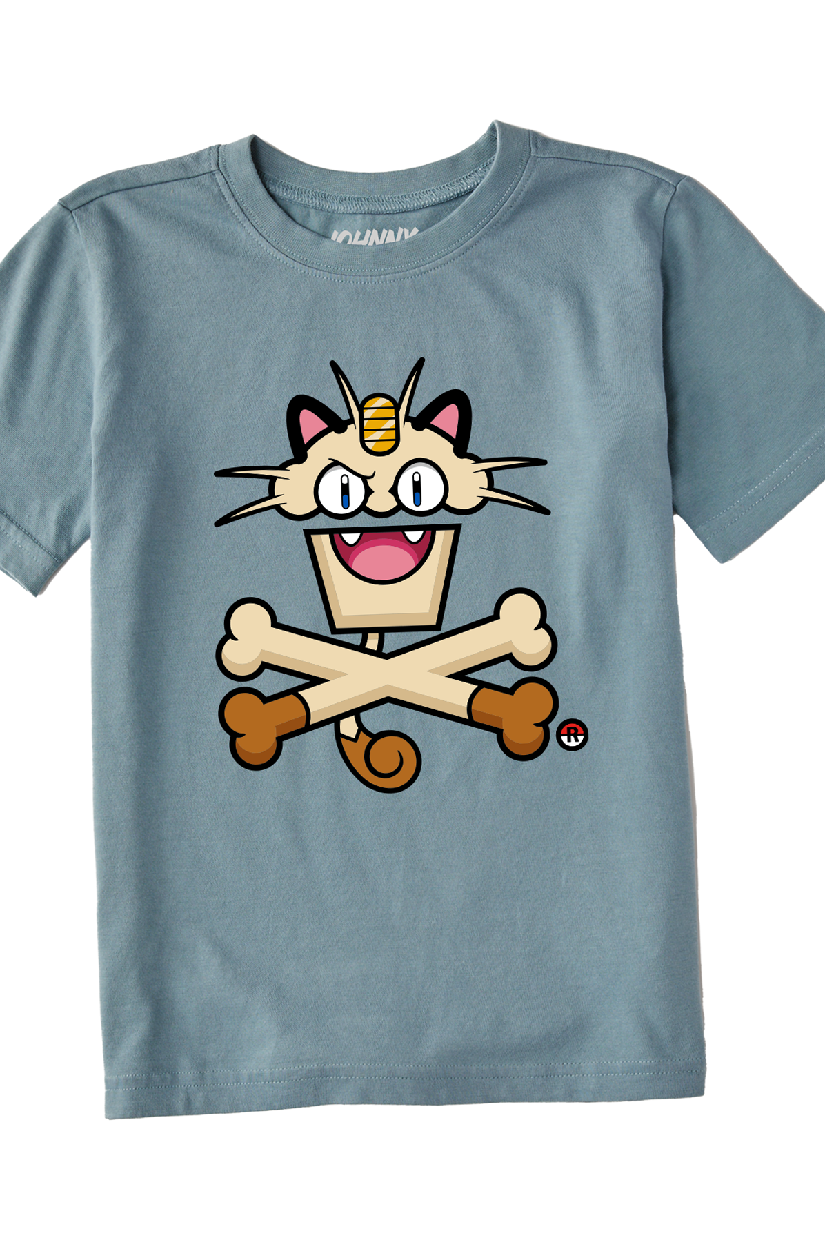 Kids Meow Crossbones Short Sleeve Premium Tee